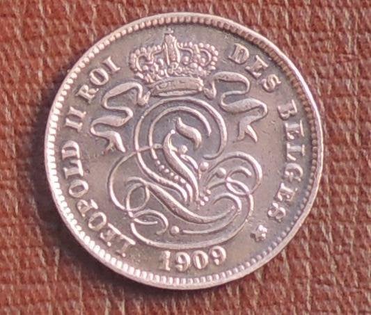 1909 2 centimes FR, Envoi, Métal, Monnaie en vrac