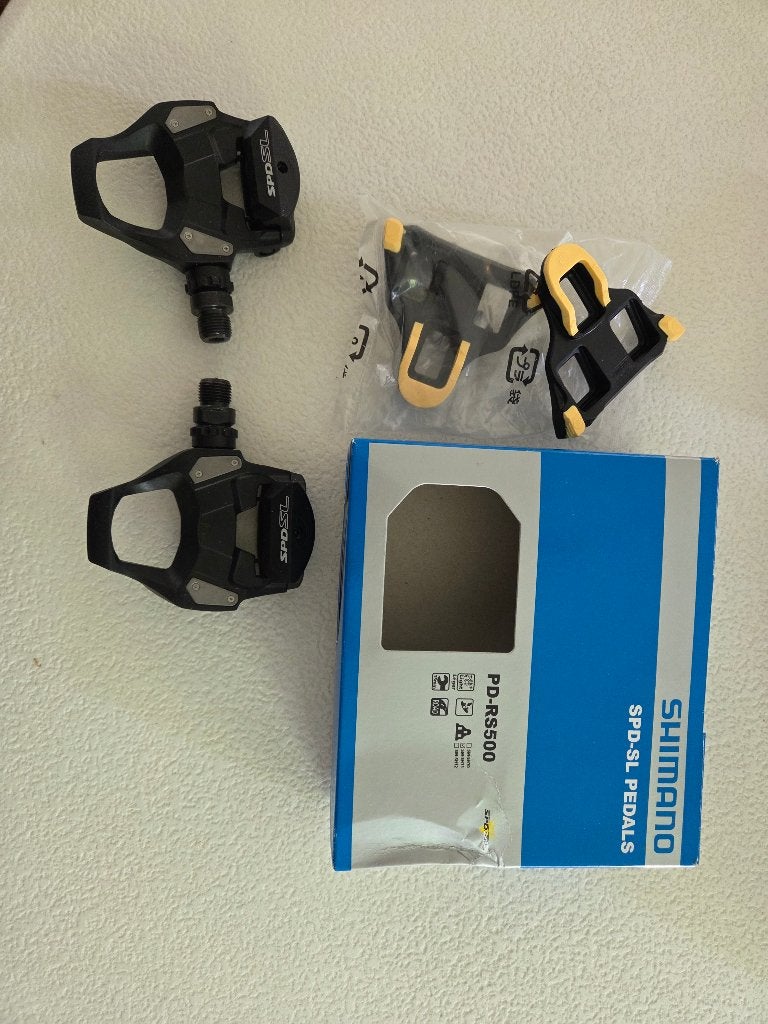 NIEUW Shimano klikpedalen SPD-SL PD-RS500, Neuf, Pédalier ou Pédales, Acier, Enlèvement