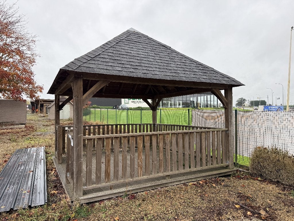 Tuinhuis Gardival Box met schuifdeur 3.00/2.50, Jardin & Terrasse, Enlèvement, Utilisé, Bois, Abri de jardin
