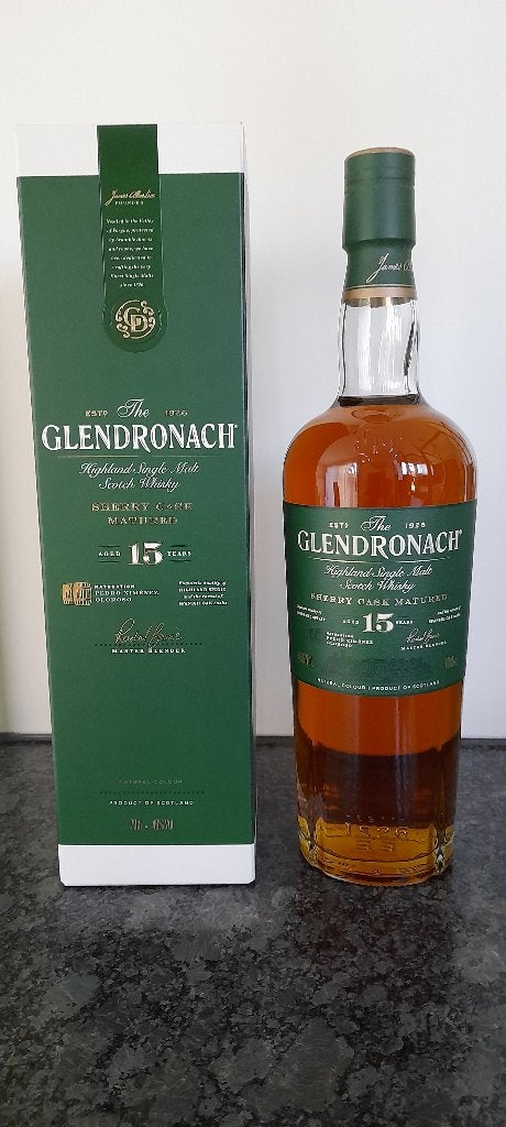 Glendronach whisky Sherry Matured 15y, Collections, Vins, Enlèvement ou Envoi, Neuf, Pleine