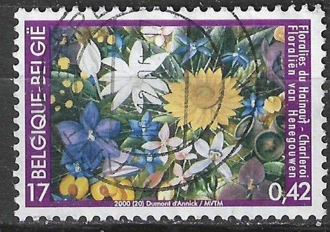 Belgique 2000 - Yvert 2928B /OBP 2935 - Wallon Florals (ST), Timbres & Monnaies, Envoi, Affranchi, Oblitéré