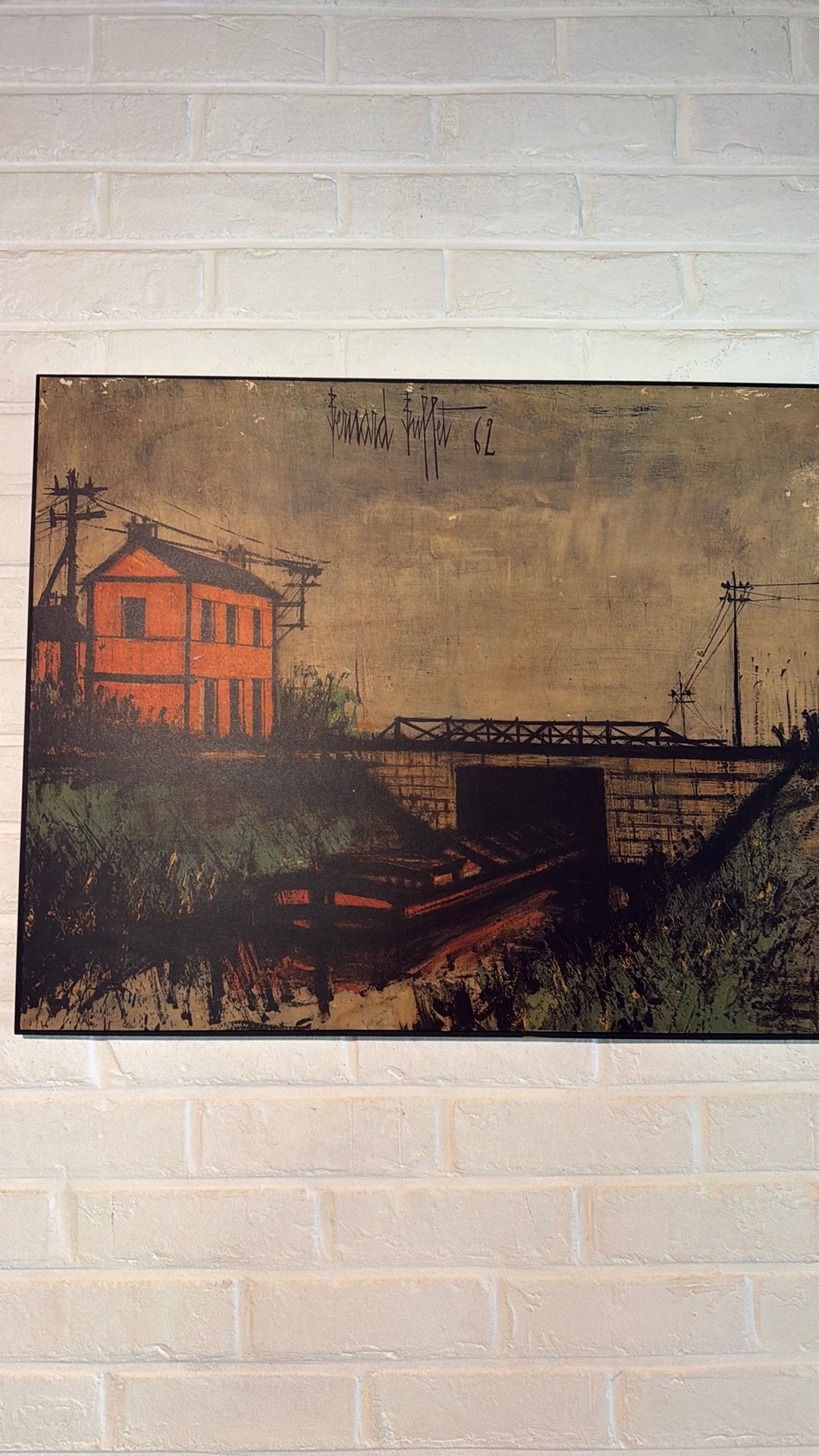 Bernard Buffet 62 schilderij, Ophalen