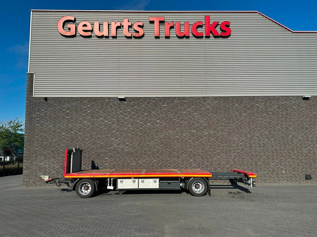Langfeld LPA 18 TL 6300 2 ASSER UITSCHUIFBAAR ACHTERZIJDE, Overige brandstoffen, Aanhangers en Opleggers, Te koop, Rood