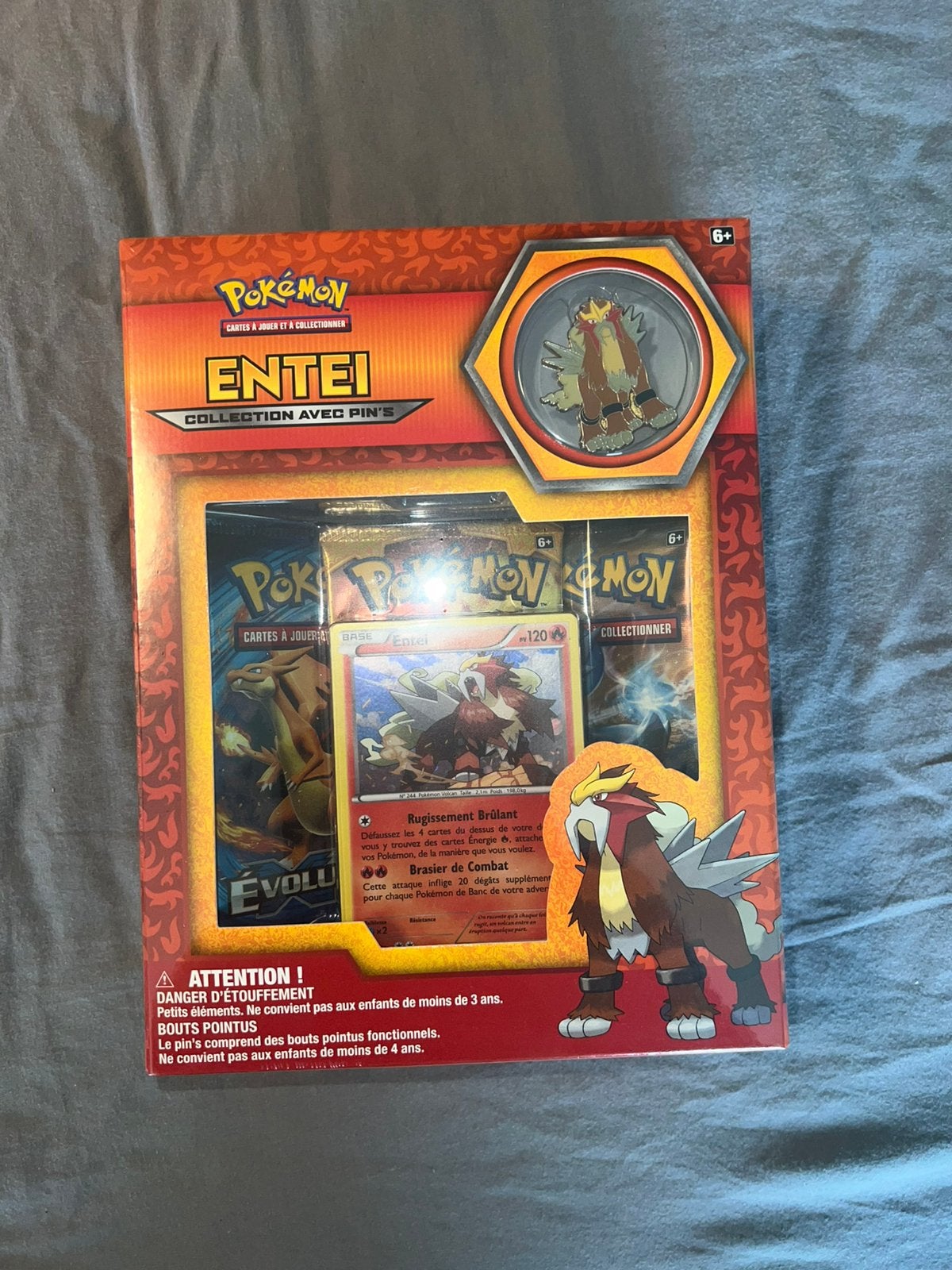 Coffret Pokémon Entei Pin’s, Enlèvement ou Envoi, Comme neuf, Booster