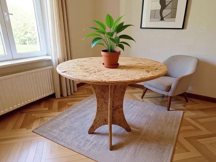 Table bois massif, se monte en 30 secondes, sans aucune vis, Neuf, 55 à 75 cm, Enlèvement, Classic