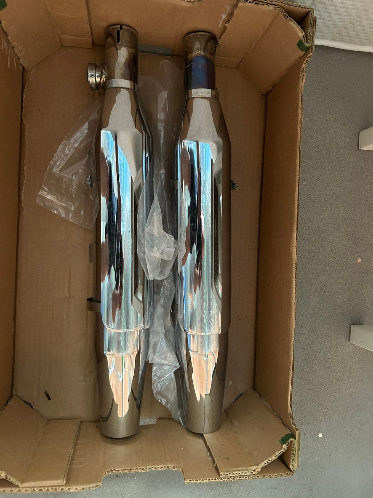 Originele uitlaatdempers Harley Sportster 2004-2013, Motoren, Ophalen