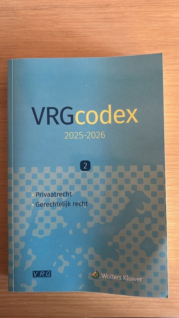 boek : VRG codex 2025-206 deel 2, Livres, Enlèvement ou Envoi