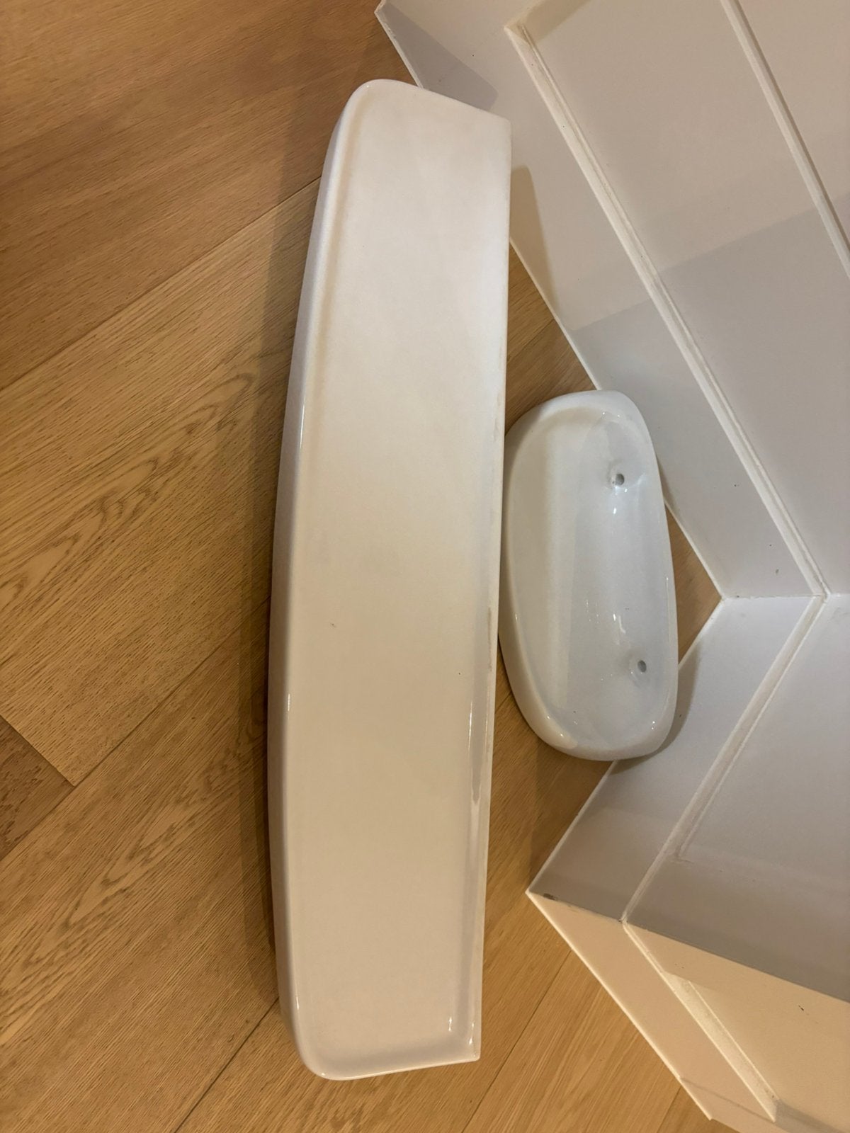 2 Etageres en porcelaine pour salle de bain, Utilisé, 50 à 100 cm, Autres types, Enlèvement ou Envoi
