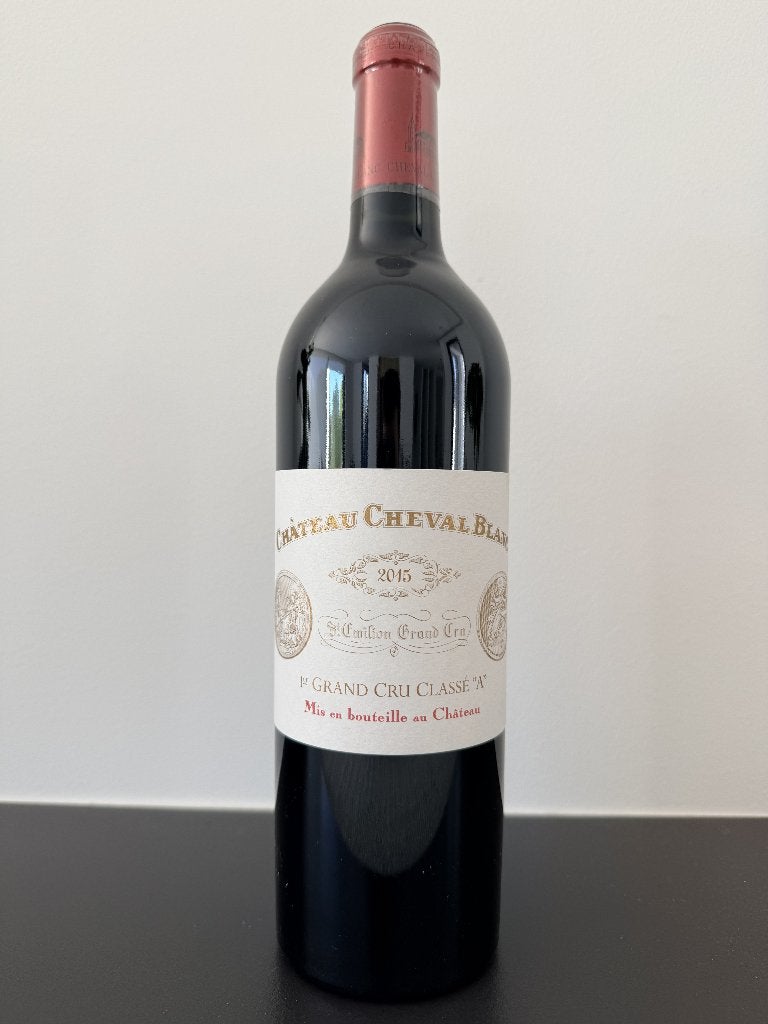 Château Cheval Blanc 2015 - Saint-Emilion Grand Cru Classé A, Neuf, Enlèvement ou Envoi, Pleine, Vin rouge
