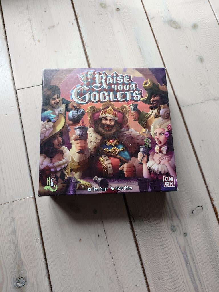 Leuk bord/partyspel "Raise your Goblets" / zeldzaam, Hobby & Loisirs créatifs, Jeux de société | Jeux de plateau, Cinq joueurs ou plus