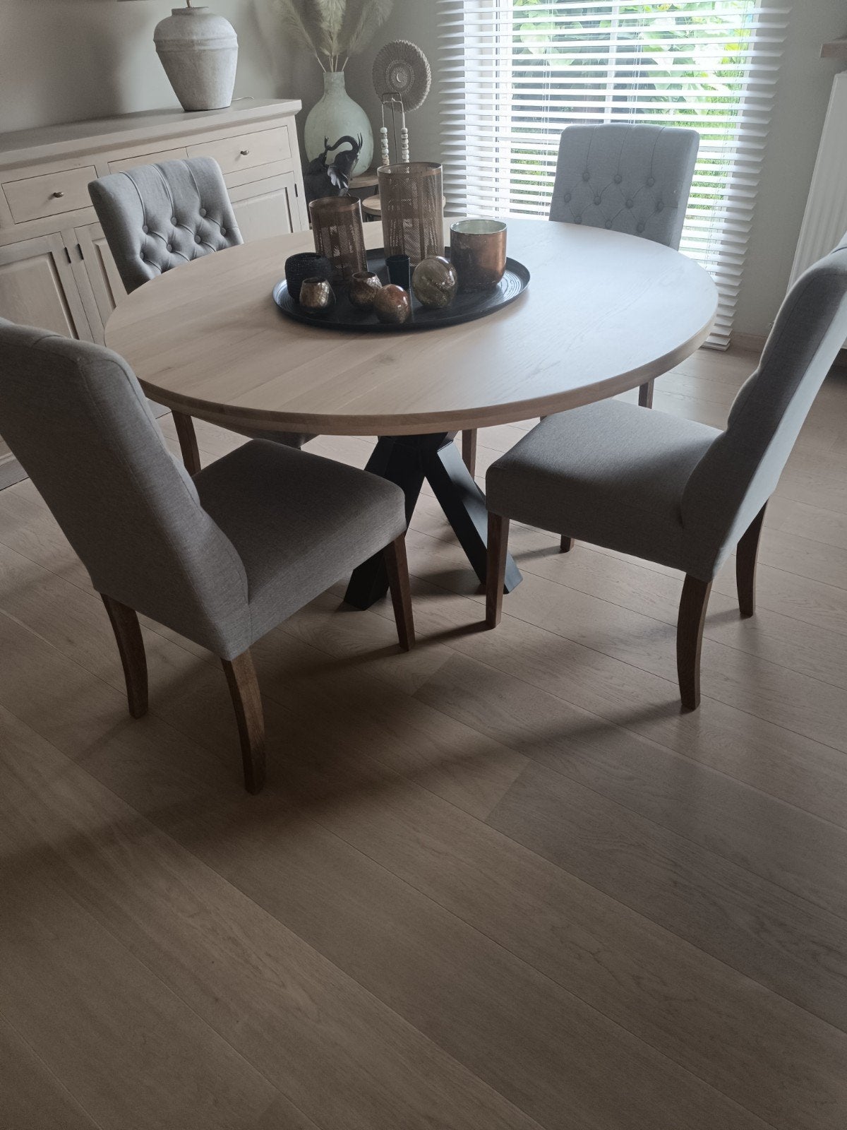 4 chaises de salle à manger, Maison & Meubles, Salles à manger complètes, Enlèvement, Comme neuf, Tijdloos, 4 à 6 chaises