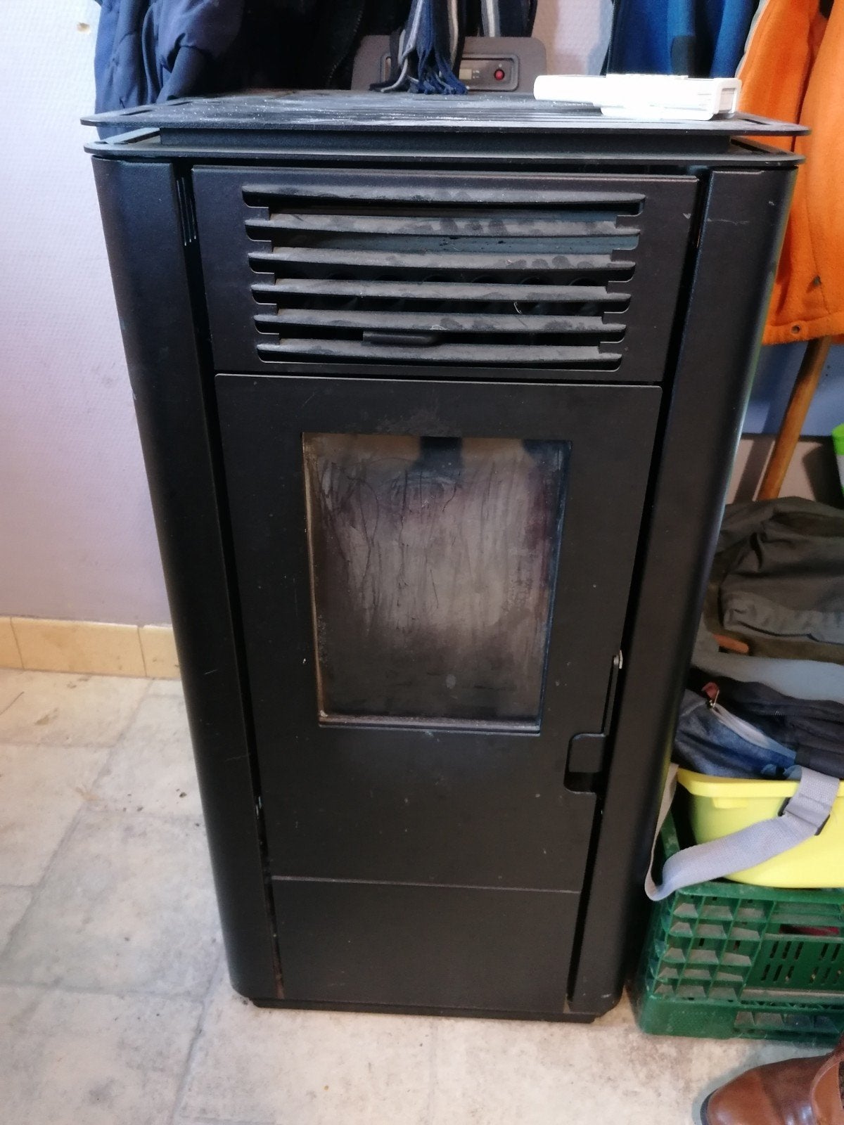 pellet kachel 8,2 kw, Ophalen, Gebruikt, Overige brandstoffen, Pelletkachel