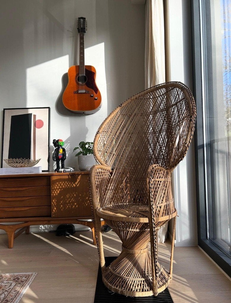Fauteuil Emmanuel, Maison & Meubles, Fauteuils, Moins de 75 cm, Osier ou Rotin, Vintage, Enlèvement