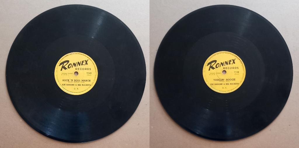78 tours ’’RONNEX’’ – Joe Barone & his Rockets, Enlèvement ou Envoi, Utilisé