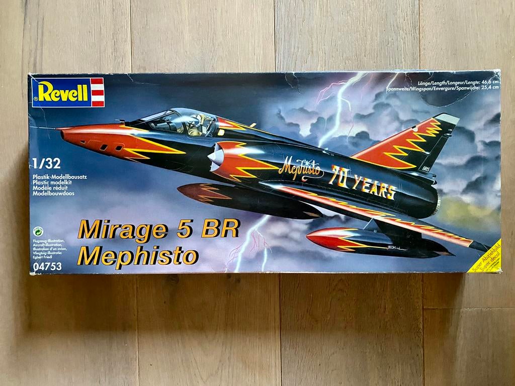 Modelbouw 1/32 - Belgian Air Force Mirage “Mephito”, Revell, Nieuw, Ophalen of Verzenden, Groter dan 1:72