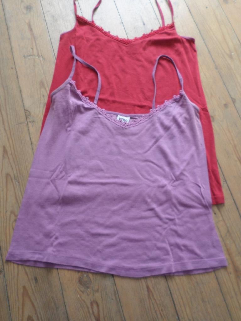 2 topjes Vero Moda: xl, Vero Moda, Maat 46/48 (XL) of groter, Ophalen of Verzenden, Zonder mouw