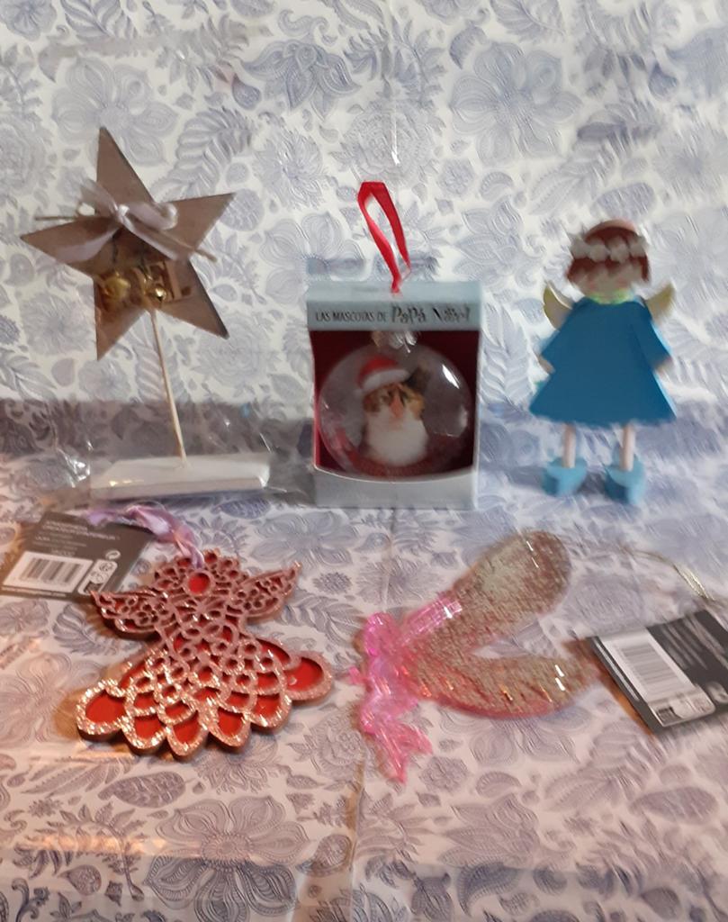 Lot de 5 decoration de Noël divers forme et matière neuve, Enlèvement ou Envoi
