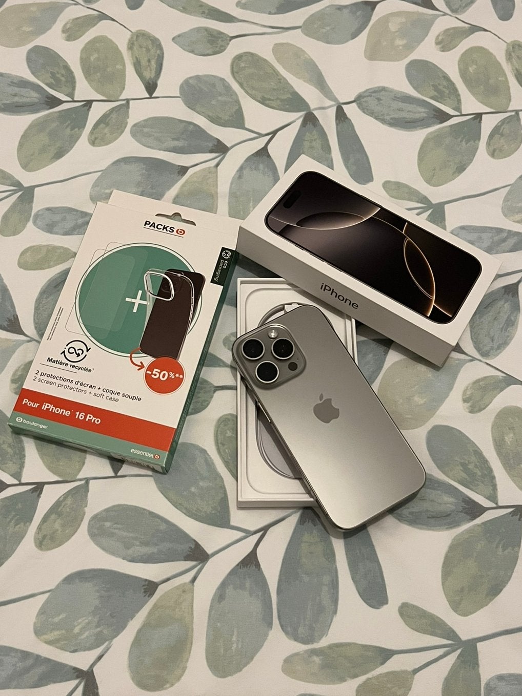 Apple iPhone 16 Pro, 128Go, 91%, IPhone 16 Pro, 128 GB, Comme neuf, Enlèvement