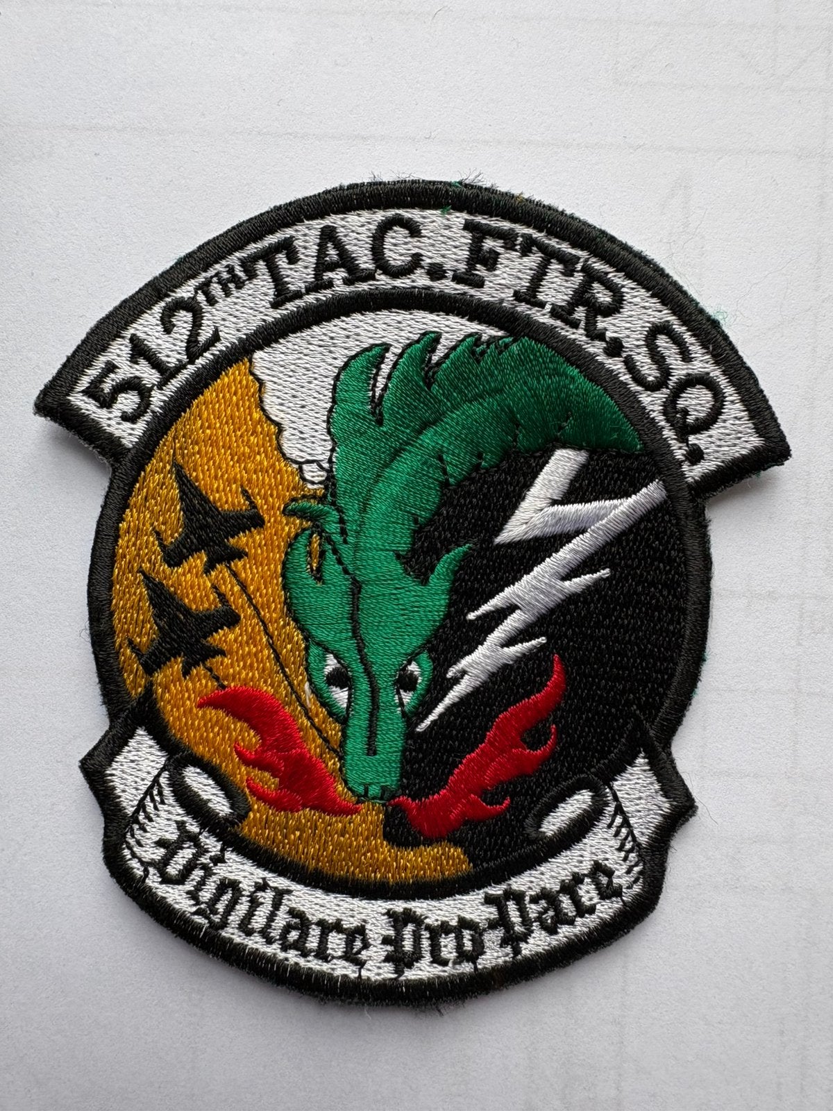 USAF 512th Tactical Fighter Squadron patch, Ophalen of Verzenden