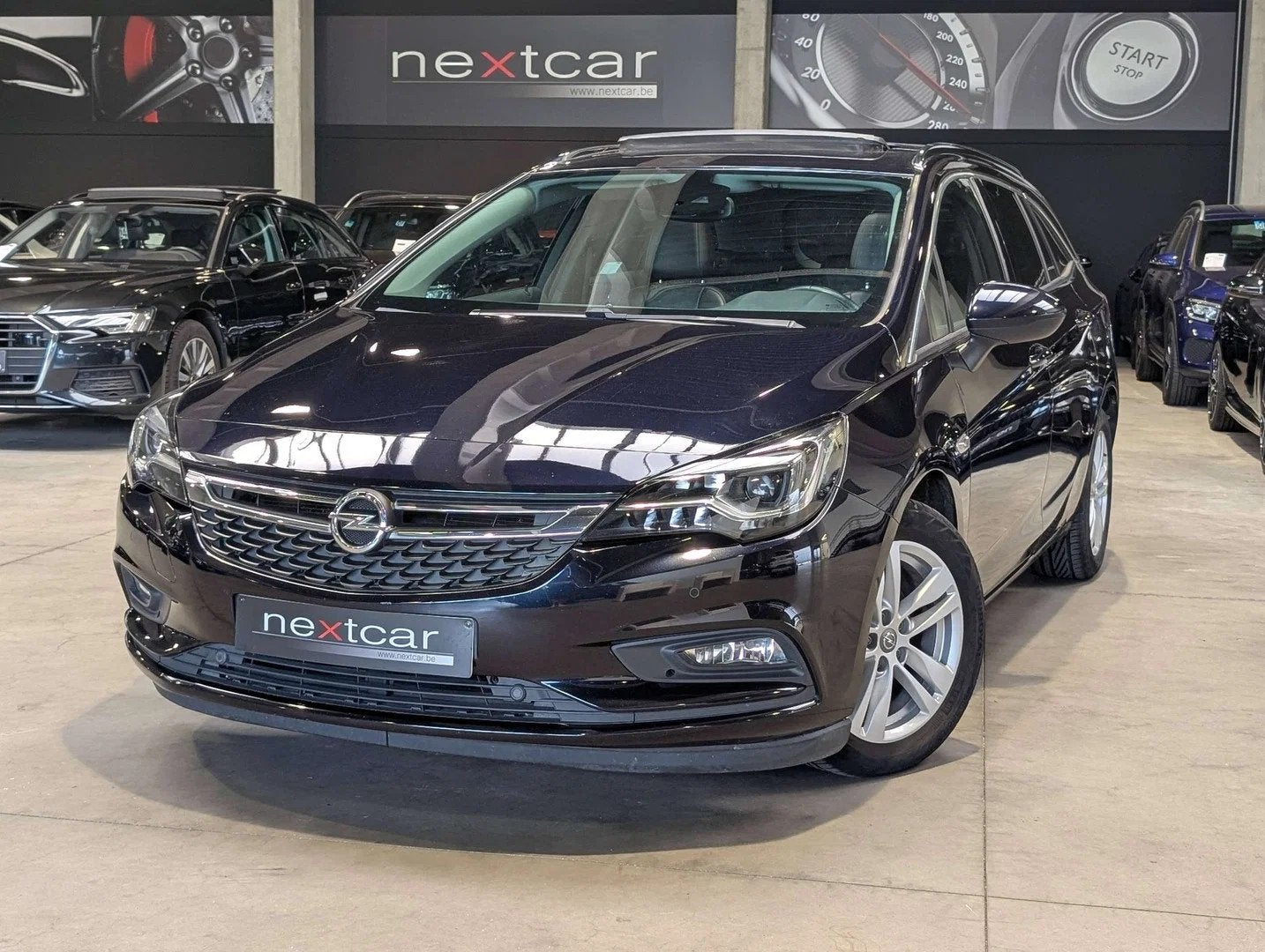 Opel Astra Sports Tourer 1.6CDTi *CUIR CHAUFFANTS+VENTILE-NA, Boîte manuelle, 1598 cm³, Bleu, Break