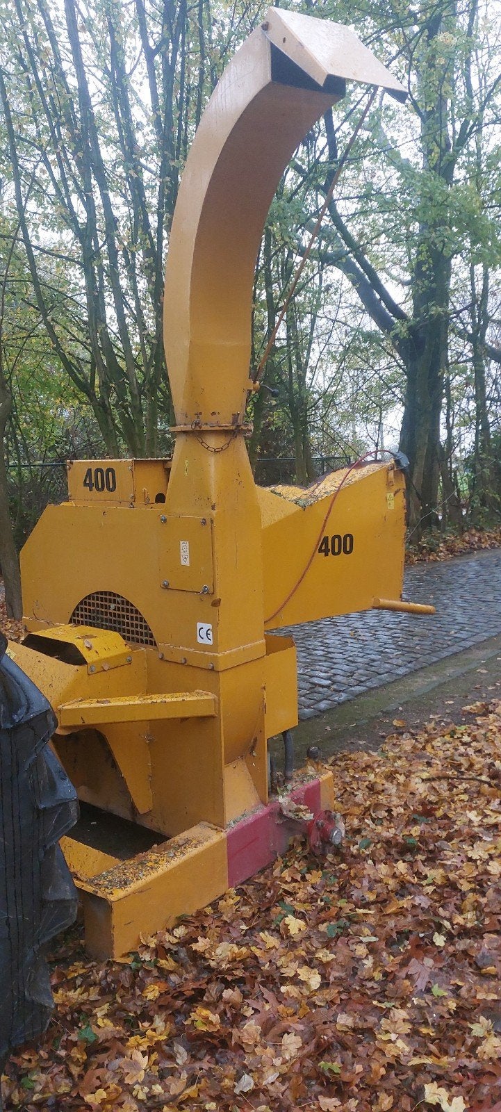 houthakselaar   diameter 400, Enlèvement
