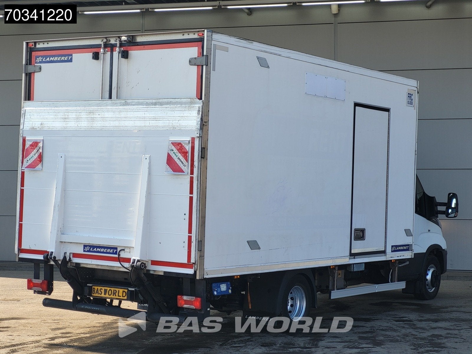 Iveco Daily 72C18 3.0L Automaat Lamberet Laadklep Koelwagen, Automaat, Stof, Gebruikt, Euro 6