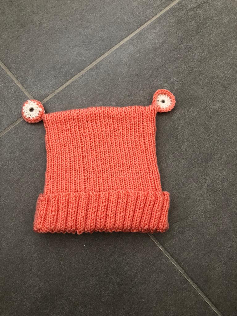 Handgemaakte muts (nieuw), Kinderen en Baby's, Babykleding | Mutsen, Sjaals en Wanten, Ophalen of Verzenden, Zo goed als nieuw