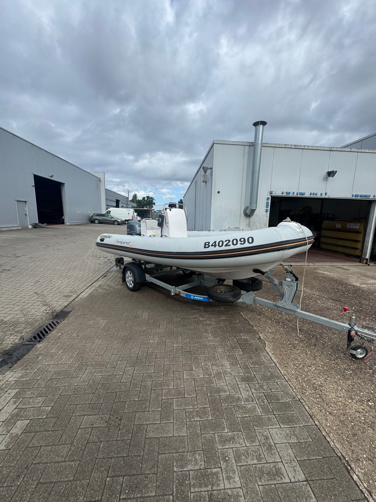 Capelli tempest 500 met yamaha 50 pk maar 70 uur!!!!, Enlèvement, Comme neuf, Caoutchouc