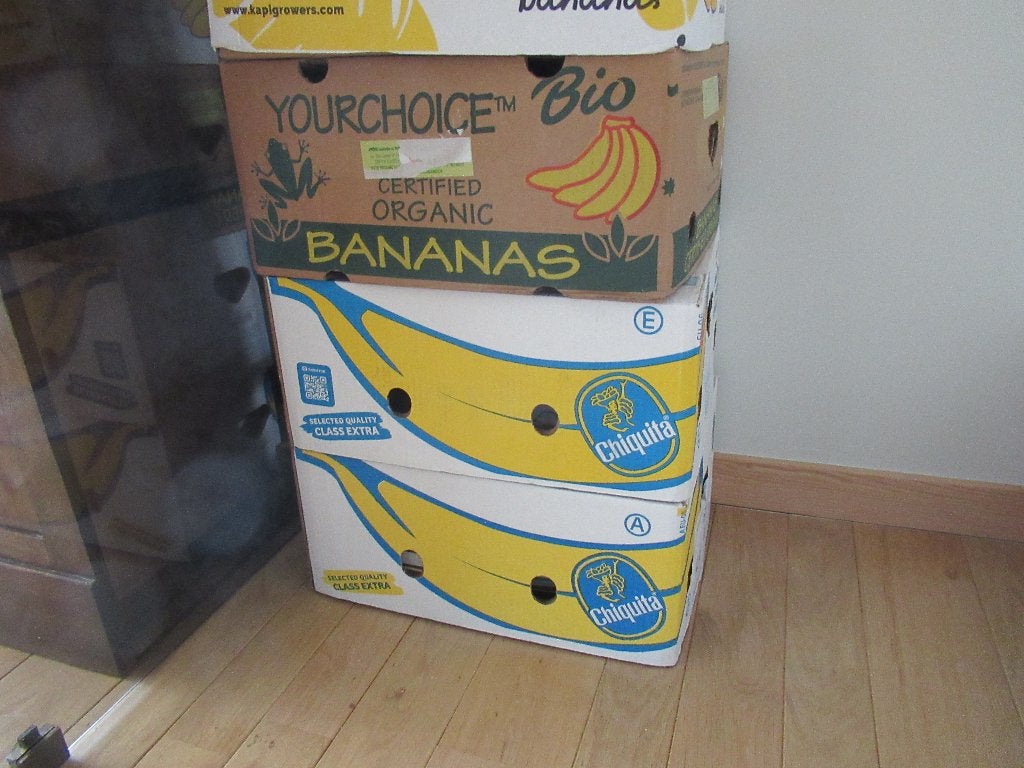 bananendozen, Ophalen, Gebruikt