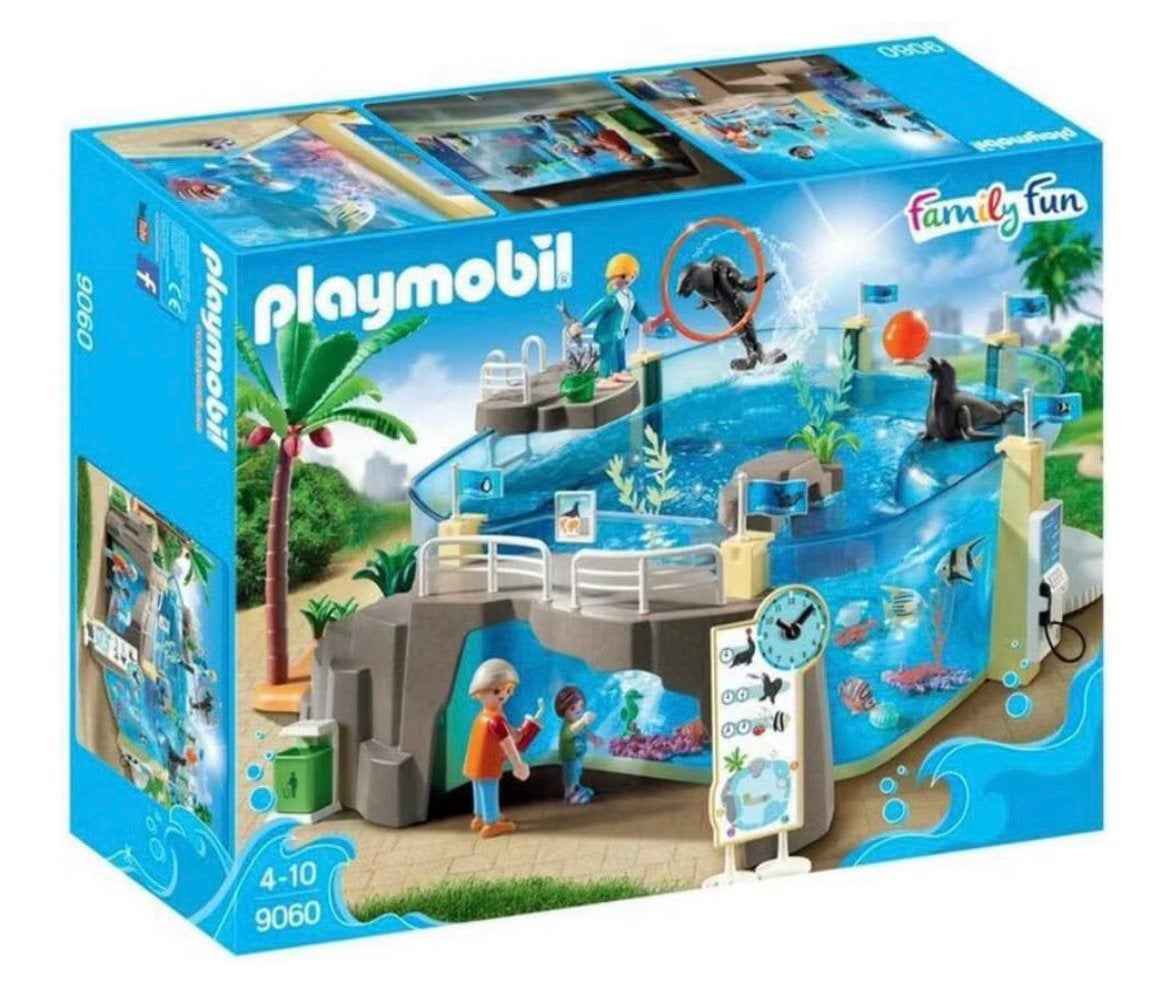 PLAYMOBIL 9060 en 9062 - Aquarium, Ophalen of Verzenden, Zo goed als nieuw