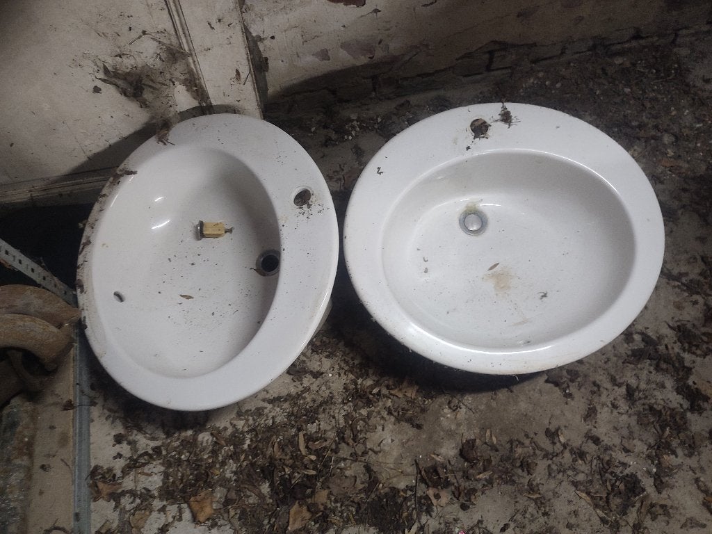 Lavabo's, Enlèvement, Utilisé, Pierre, Lavabo