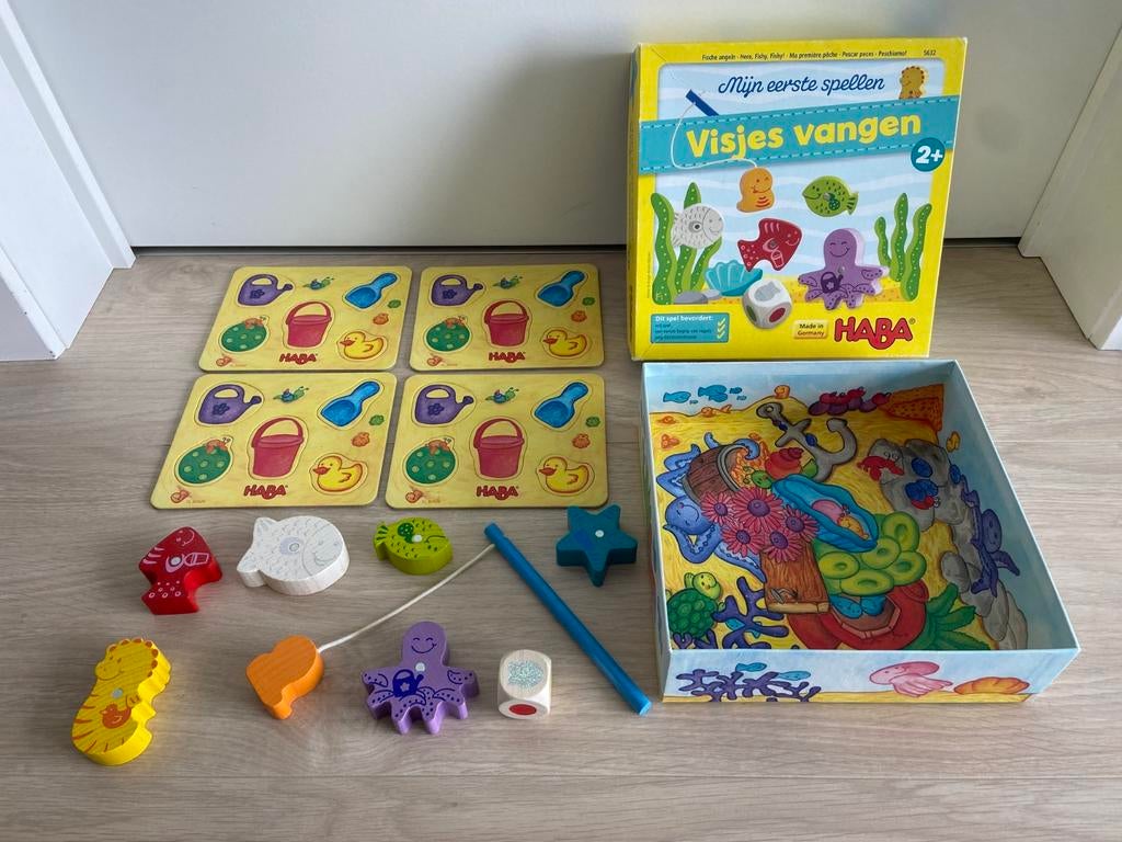 Behendigheidsspel Visjes Vangen - Mijn Eerste Spellen, Kinderen en Baby's, Ophalen, Zo goed als nieuw, Ontdekken