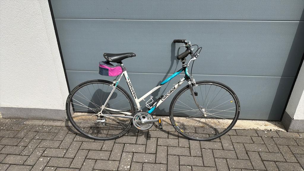 Koersfiets retro dames, Fietsen en Brommers, Fietsen | Dames | Sportfietsen en Toerfietsen, Gebruikt, Velgrem, 47 tot 50 cm, 15 tot 20 versnellingen