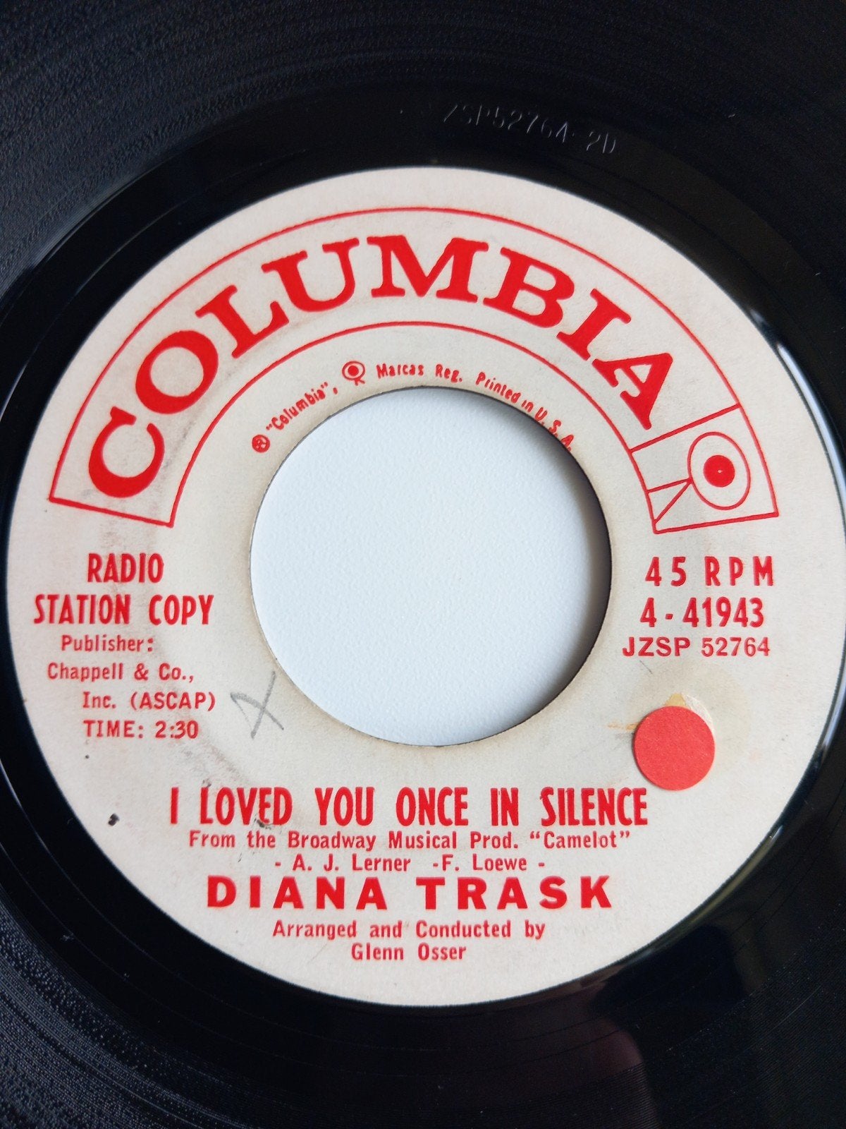 DIANA TRASK. I LOVED YOU ONCE IN SILENCE. 60s USA 45T, Cd's en Dvd's, Ophalen of Verzenden
