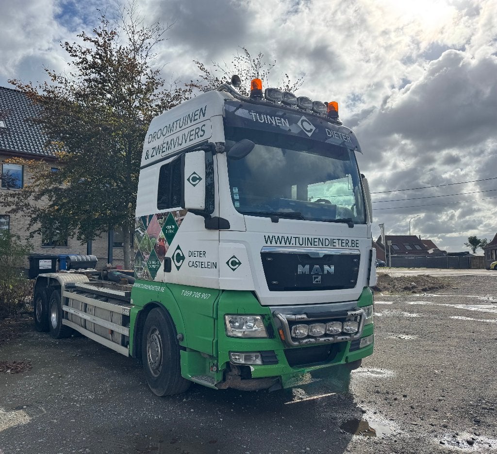 MAN TGA 18X vrachtwagen met containersysteem, Autos, Euro 5, Achat, Entreprise, 2 places