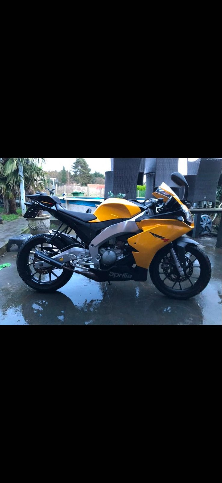 Aprilia rs4 50, Enlèvement