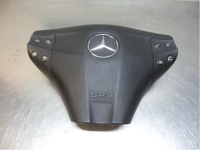 Airbag gauche (volant) d'un Mercedes C-Klasse (C-Klasse 00-), 3 mois de garantie, Utilisé, -, -