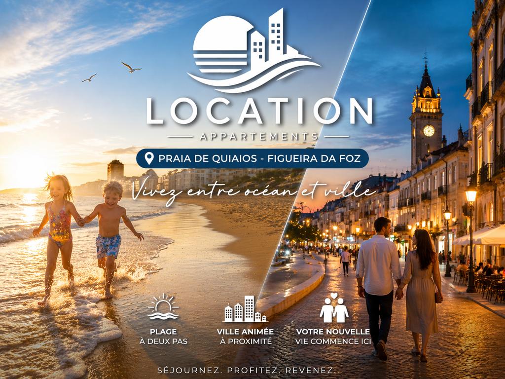 Locatie: Portugal, stad aan het strand van Figueira da Foz, Vakantie, Woningruil