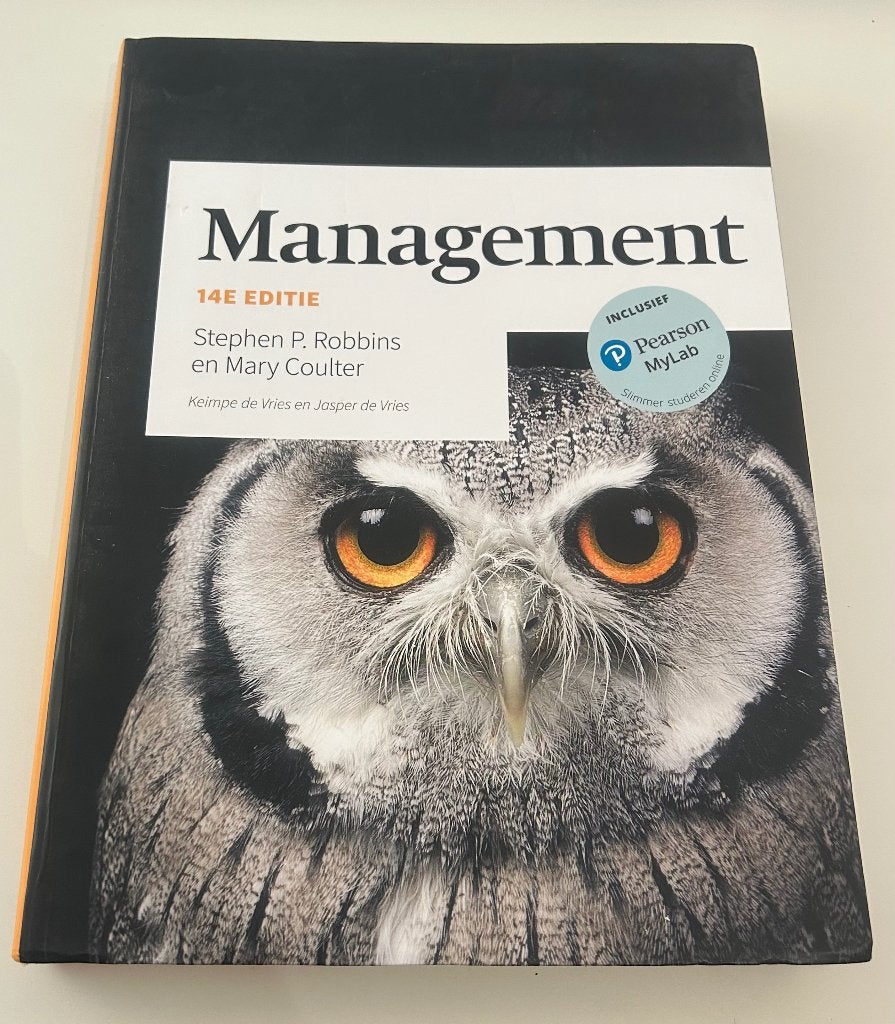 Handboek Management Ugent Handelswetenschappen, Ophalen, Zo goed als nieuw, Hoger Onderwijs, Pearson