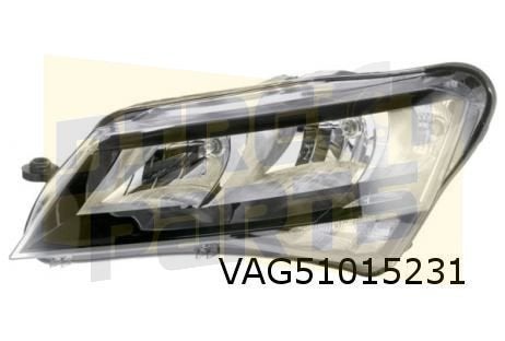 Skoda Superb (3/15-9/19) Koplamp Links (halogeen) Origineel!, -, Verzenden, -, Nieuw