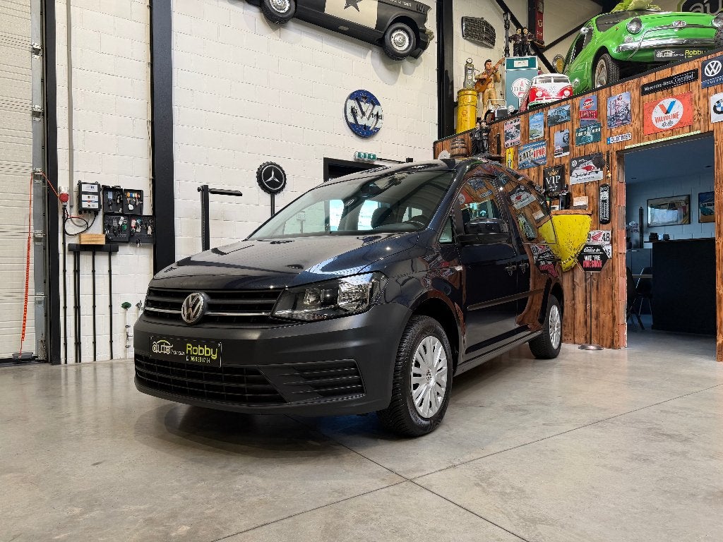 VOLKSWAGEN CADDY 1.2 BENZINE - 95.000 KM - GARANTIE -, Voorwielaandrijving, Euro 6, Blauw, 62 kW