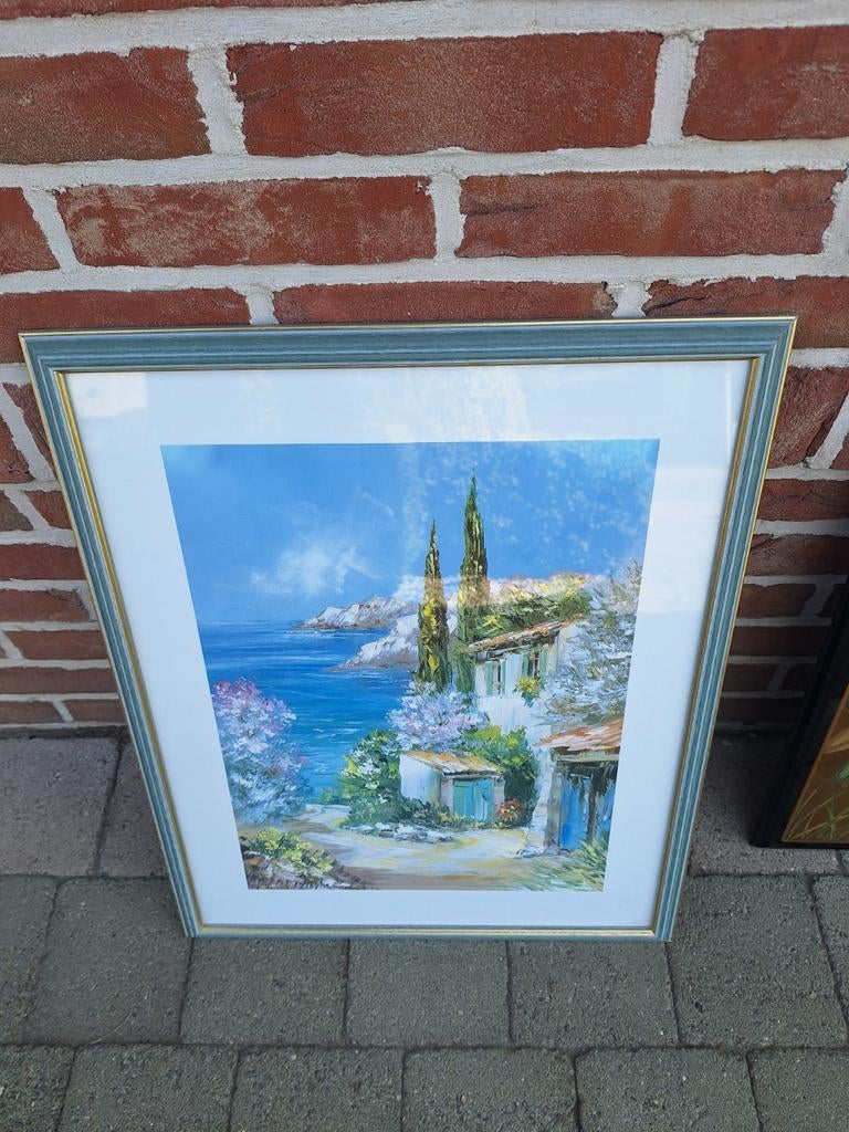 Schilderij zeezicht, Antiek en Kunst, Ophalen