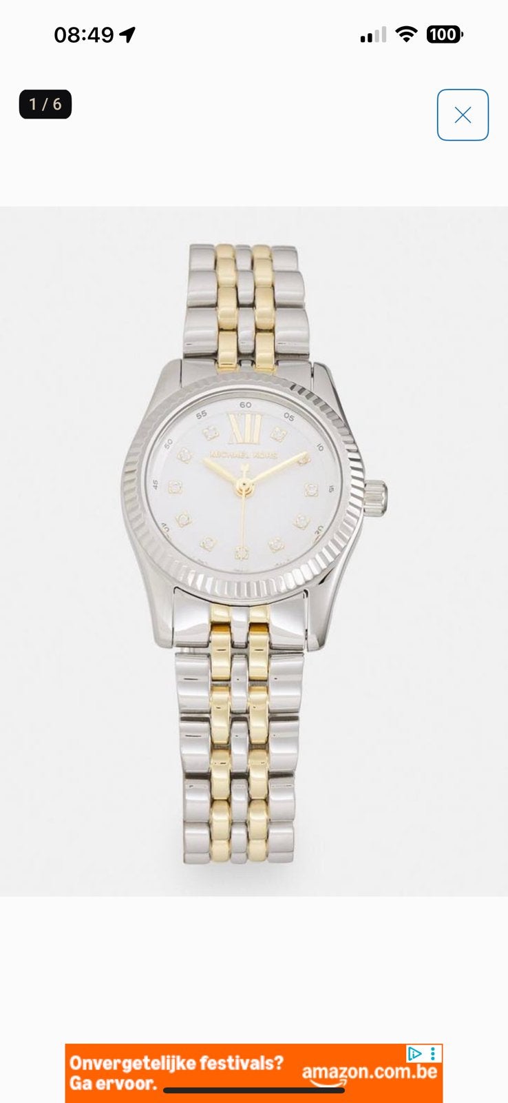 Michael kors Lexington horloge, Ophalen, Zo goed als nieuw