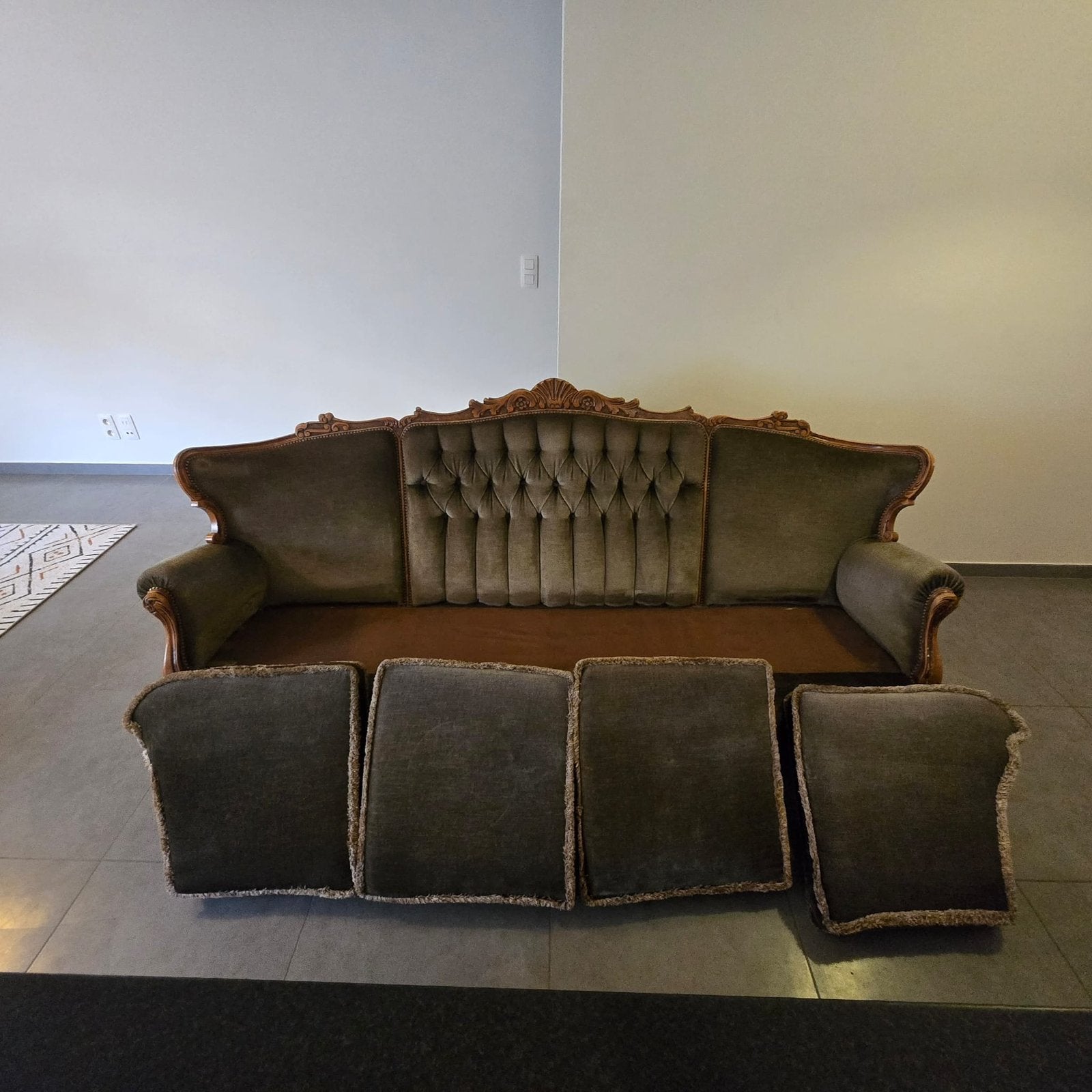 Oude zetel snel weg, Antiek en Kunst, Ophalen