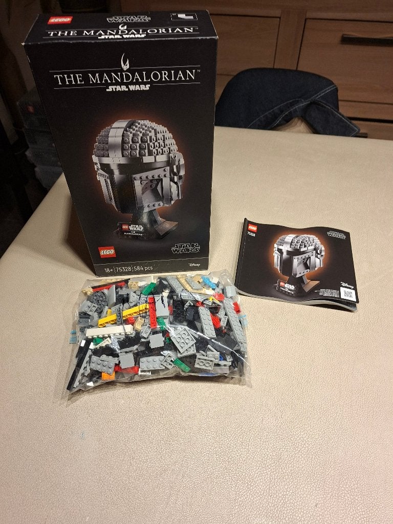 lego star wars 75328 The Mandalorian helm, Star Wars, Lego, Ophalen of Verzenden, Zo goed als nieuw