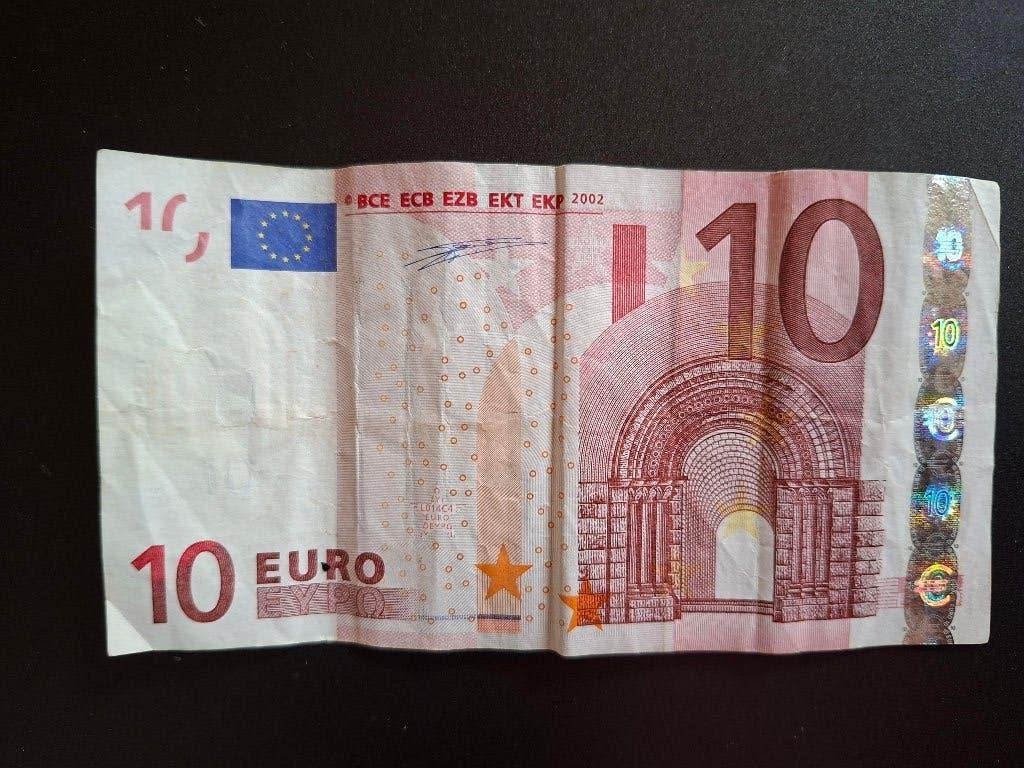 2002 Frankrijk 10 euro 1e serie Duisenberg code L014, Verzenden, Frankrijk, 10 euro, Los biljet