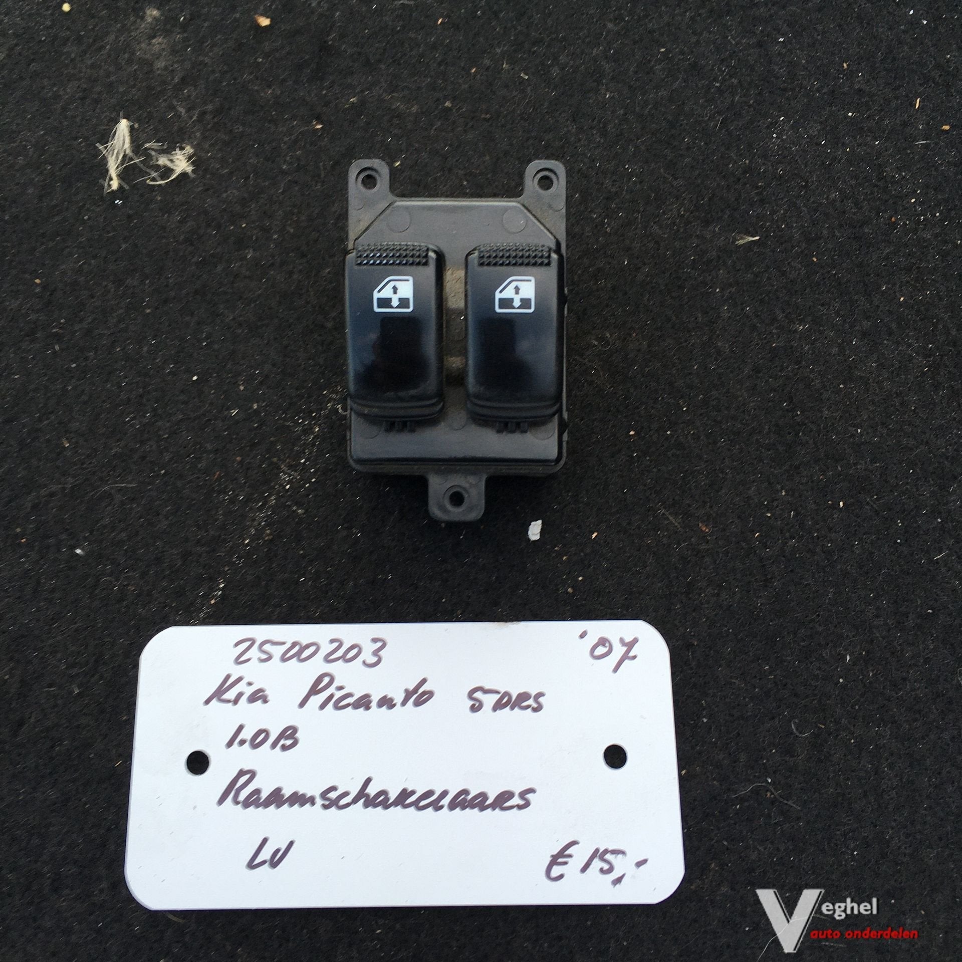 Kia Picanto 1.0 Benzine 5drs  2007 2500203  Raamschakelaars, Gebruikt, -, -, Ophalen of Verzenden