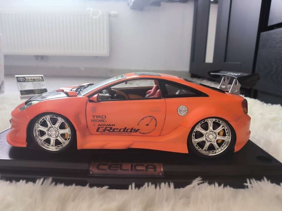Toyota Celica schaal 1:12, Verzamelen, Ophalen, Zo goed als nieuw, Auto's