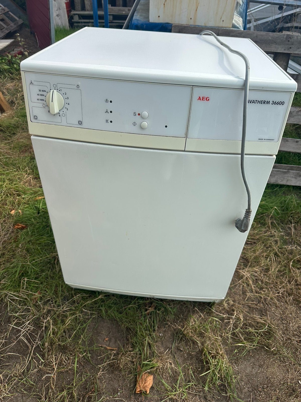Droogkast aeg, Elektronische apparatuur, Ophalen, Gebruikt, Voorlader, Luchtafvoer