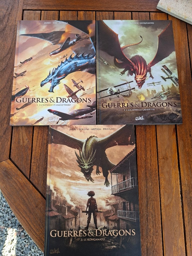 LOT 3D WAR & DRAGON EO ALS NIEUW, Ophalen of Verzenden, Zo goed als nieuw, JARRY/VAX/ POWELL
